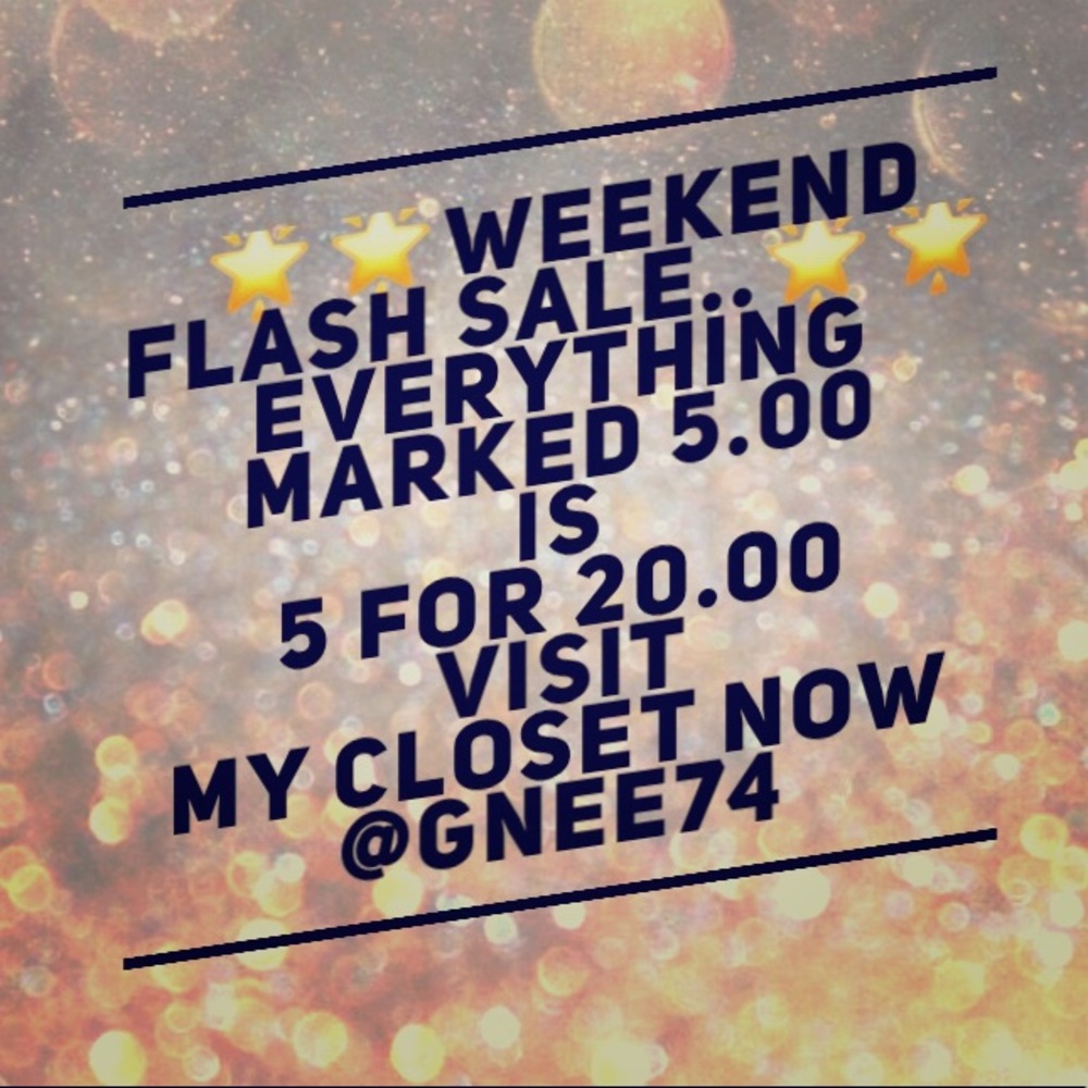 Weeknd flash sale